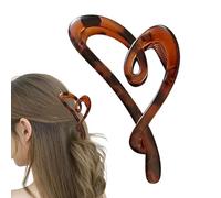 Hair Clips for Styling, Heart Claw Clip, Love Shape Gripper, Elegant Love Shape Hair Clip, Non-Slip Matte Hair Clip, Fashionable Hair Accessories, Strong Hold, Pine Clips for Women
