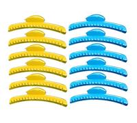 Hair Clips for Women, 12Pcs Aluminum Tip Top Finger Wave Clips Hair Clips Clamps Metal Clips Modeling Clamps, Finger Wave Clips