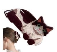 Hair Clips for Women Non-Slip Portable Animal Cat Shape