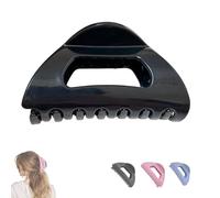 Hair Clips for Women Styling, Triangle Soft Silicone Shark Clip, Rebound in One Second to Prevent Collision Hazards,Double Row Internal Teeth Design Firmly Fixed