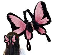 Hair Clips for Women | Twisted Stick Butterfly Barrettes - Butterfly Strong Hold Hair Clip Set | for Women Daily Sports Work Drying Party Dating Travel Wedding Birthday Christmas