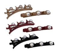 Hair Clips - Forehead Supplies Tidy, Barrette Bands | 6 Pieces Women Hairpin Girls Cllip For Caapelli, Beautiful Front Hair Accessories Pe