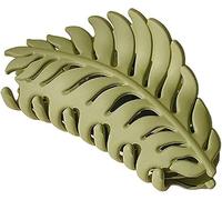 Hair Clips, Leaf Shaped Many Teeth Big Claw Clips 3.5 Inch Non Slip Leaves Hair Catch Barrette, Large Claw Clips for Thick Hair, Hair Accessories for Women