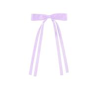 Hair Clips Metal 2PC Hair Clips For Women Tassel Ribbon Bowknot With Long Tail Women Clip For Girl Solid Long Accessories Barrettes With Pretty (D, One Size)