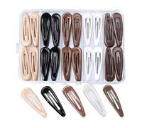 Hair Clips Non-Slip - ShiningUU 50Pcs 2 Inch No Crease Hair Clips | Metal Hair Barrettes | Clip for Women & Girls | 5 Colours Hair Accessories