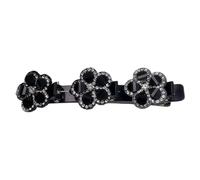 Hair Clips Sparkling Crystal Stones Hand Woven Claw