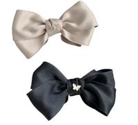 Hair Clips Thick Hair Metal Claw Clips,Pearl Hair Clips,Clips Large Plush Champagne Black Handmade Plastic Hairpin Bow Fascinator Hair Clips