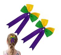 Hair clips with bows, bow clip as an accessory decoration, hair clip in the shape of a bow, for occasions such as children's parties, birthdays, carnival, parades, holidays and Valentine's Day