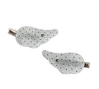 Hair Clips with Glitter and Star | Silver-Tone Detail, Flexible Placement on Opposite Sides or Separate Sections, Styling for Music Festivals