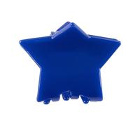 Hair Clips Women Alphabet Five Pointed Star Gold Powder Solid Color Pvc 8 Cm Clip Jewelry Hair Accessories For Girls (E, 6X5X3cm)
