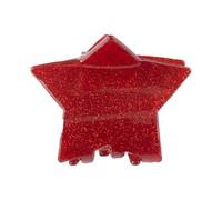 Hair Clips Women Alphabet Five Pointed Star Gold Powder Solid Color Pvc 8 Cm Clip Jewelry Hair Accessories For Girls (H, 6X5X3cm)