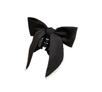 Hair Clips Women French Pearl Bow Hair Claw Clip Bowknot Hair Barrette Large Hair Clip Bow Hair Dress Up Hair Pins Party Christmas Valentine's Day Hair Accessories