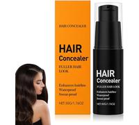 Hair Color Concealer 2.0, a fast-acting concealer that's waterproof and sweat-resistant, instantly covers gray roots. Lightweight and non-heavy, suitable for thinning hair.