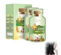 Hair Color For Women,Natural Plant Hair Dye Shampoo,Plant Bubble Hair Dye Nourishes Hair To Cover White Hair Mild And Does Not Stimulate Self-use Hair Dye Cream 30ml*10(Natural Black,10 Bags in 1 Box)
