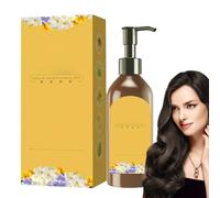 Hair Color Shampoo for Adults - 500ml Floral Infused Wash, Nourishing Botanical Formula, Gentle Natural Blend, Long Lasting Pigment | Convenient Black Shampoo for Elderly Gray Tones