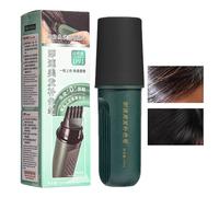 Hair Color Stick Comb, Waterproof Root Touchup Pen, Temporary Hair Colors Solution, Easy Glide Application, Black/Brown Compact Styling Tool, Ideal for Adults Women Men On-The-Go Beauty Care