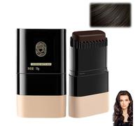 Hair Color Stick,Grey Hair Cover Up Stick,Root Touch-Up Brush,Gray Hair Concealer,Portable Waterproof & Sweat-Proof Hair Dye for All Hair (Black tea (1PC))