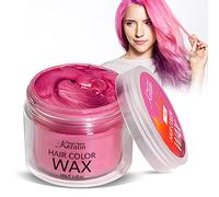 Hair Color Wax, Magic Master Keratin Temporary Hair Dye Wax Mud Hairstyle Cream Washable Instant Coloring Clay for Men and Women Party, Festival, Cosplay & Halloween(Pink)