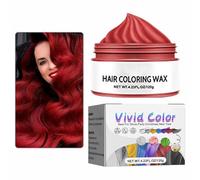 Hair Color Wax - Natural Mild Hair Dye,Temporary Hair Color for Dark & Light Hair, Colored Hair Wax for Halloween Cosplay Club Women and Men, Hair Wax
