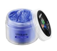 Hair Color Wax,Ultikare Temporary Hair Dye Wax Instant Hair Dye Cream Mud Washable Natural Hairstyle Color Pomade,Styling Hair Clays for Men Women for Party, Cosplay & Halloween 3.4 Fl Oz (Light Blue)