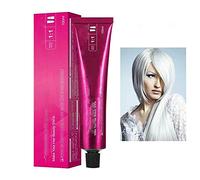 Hair Coloring Shampoo Mild Safe Hair Dyeing Shampoo, Long Lasting Without Using Bleach not Easily Fade, 9 Colors (White)