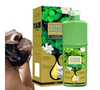 Hair Colour Foam, Long Hair Colouring Shampoo 500 ml, Vegetable Foam Dye for Frequent Travellers, Beauty Lovers, Household, Travel, Bathroom, Outdoor, Men, Women