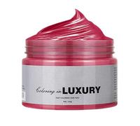 Hair Colour Natural Red 9 Colours Temporary Hair Wax Colour Wax Coloured Hair Dye Colour Wax Hair Gel Colour Washable Natural Instant Hair Wax Colour DIY Hair Clay Suitable for Children Protection (B