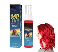 Hair Colour Spray 30ml Red Hair Spray Temporary - Non-Sticky, Long-Lasting, Washable Temporary Hair Dye with Instant Styling for Christmas, Birthday Parties, Events and Cosplay Occasions