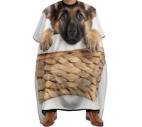 Hair Colouring Cape Cute Shepherd German Puppy Dog, Waterproof Hairdressing Cape Unisex Barber Hairdresser Capes for Haircut Hairdresser 140X168cm