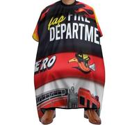 Hair Colouring Cape Fire Fighter Truck, personalised Salon Cape Anti-static Salon Gowns for Coloring Family 140X168cm