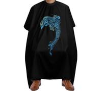 Hair Colouring Cape Tattoo Dolphin Totem Adjustable Barber Hairdresser Capes Unisex Barber Cape For Coloring Hairdresser Salons