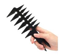 Hair Comb, 20 x 8 x 0.5cm Men's Wide Tooth Hair Combs Double Sided Oil Hair Comb Retro Plastic Hair Styling Combs for Men's Hairstyling, Salon, Hom (Black)