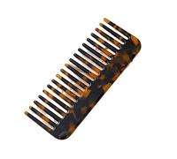 Hair Comb 2pc Colorful Wide-tooth Mini Acetic Acid Comb, Plastic Bristle, Styling Tool For Curly, Thick, Long, Wet Hair, Normal Type