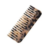 Hair Comb 2pc Colorful Wide-tooth Mini Acetic Acid Comb, Plastic Bristle, Styling Tool For Curly, Thick, Long, Wet Hair, Normal Type