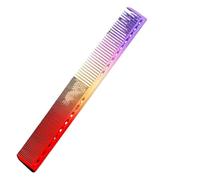 Hair Comb 2pc Comb Barbershop Special Ladies Long Hair Cutting Combing Styling Straight Hard Barber Hairbrush for Thick Hair(Gold)