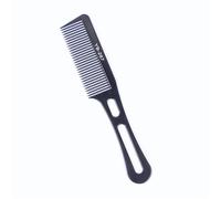 Hair Comb 2pc Professional Hair Cutting Comb Carbon Salon Barber Styling Tool Men Women Flat(Black1)