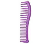 Hair Comb 3pc Hair Comb Professional Hairdressing Barber Wide Tooth Two Side Brush Combs Hairstyle Styling Tool(Purple)
