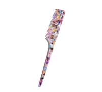 Hair Comb 3PC Multi-colored Acetic Acid Portable Tip Tail Comb For Various Hair Lengths For Travel And Home Use