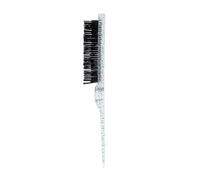 Hair Comb 3Pcs Pro Salon Hair Brushes Comb Slim Line Teasing Back Combing Brush Styling Tools DIY Kit(Transparent Blue)