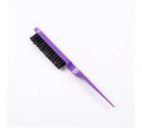 Hair Comb 3Pcs Pro Salon Hair Brushes Comb Slim Line Teasing Back Combing Brush Styling Tools DIY Kit(Purple)