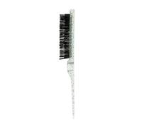 Hair Comb 3Pcs Pro Salon Hair Brushes Comb Slim Line Teasing Back Combing Brush Styling Tools DIY Kit(Transparent Green)