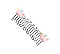 Hair Comb Clips, Comb Clips for Women | Flower Crown Peatillo Clips,Combined Side Strong Hold Batpins Accessories for Women by Girls Bun Styling