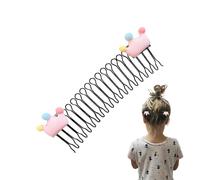 Hair Comb Clips - Hair Comb for Kids Hair Tidy Artifact Lala Comb Hair Clip Hair Pins with Flower and Broken Hair | Side Combs Hairpins with Strong Hold Hair Pins Accessories for Bun Styling