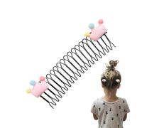 Hair Comb Clips To Hold Back, Fringe Hair Comb Clip, U Shape Hairs Finishing Fixer Combs For Kids, Broken Hairs Side Combs For Bun Bang, Adorable Decorative Curved Clip Pin Invisible Styling