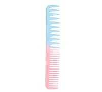 Hair Comb Double Tooth Design Lightweight Portable No Burrs Anti Static Comb For Salons Households Professional Styling Tool Red Blue Color 19.8cm