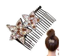 Hair Comb - Fashion Star Shape Hair Combs | Star Bridal Hair Pins, Women's Star Hair Accessories For Women & Girls Hairstyle
