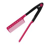 Hair Comb for Straightening - 22cm Styling Brush, Lightweight Curved Splint, Durable V Shaped Tool | Portable Hair Grooming Accessory for Salon Travel Dormitory Hotel Household Business Trip