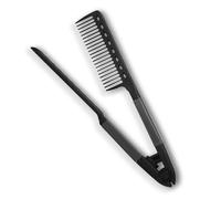 Hair Comb For Straightening - Protects Hands - No More Knots - Styles Like A Pro - Versatile Hair Styling Comb - Travel Friendly (Black, Plastic, Dry Hair, 1 Count Pack of 1)