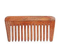 Hair Comb for Women & Men | Neem Comb Wide Tooth | Wooden Comb | Hair Growth | Hairfall | Dandruff Control | Hair Straightening (Wide Tooth -10 Cm)