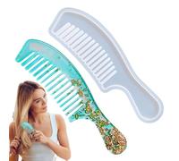 Hair Comb Resin Mold - Hair Brush Resin Mold | Resin Hair Comb Molds Silicone | Ear Comb Resin Mold | Combi Silicone Molds